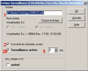 Fichier de surveillance